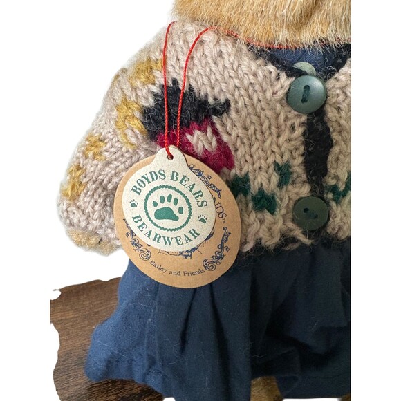 Lot Of 3 Boyd’s bears - Plush Bears W/Original Tags - Holiday & Sweater Bears - Picture 5 of 15